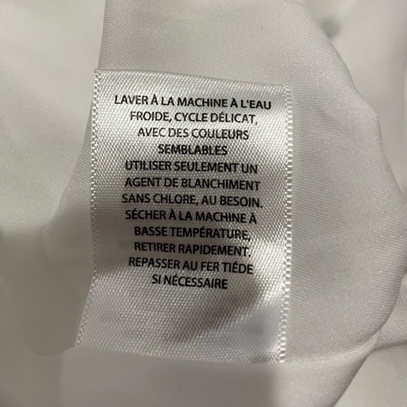 Halogen White Pleated Polka Dot Midi Skirt Size 1X Stretch EUC Twee Feminine - Picture 7 of 9